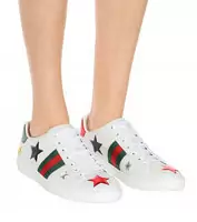 baskets paire de chaussures gucci femmes top star